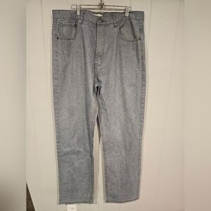 Member’s Property Mens Light Blue Jeans 38x34 (Measure 36x33) Straight Leg SPOTS